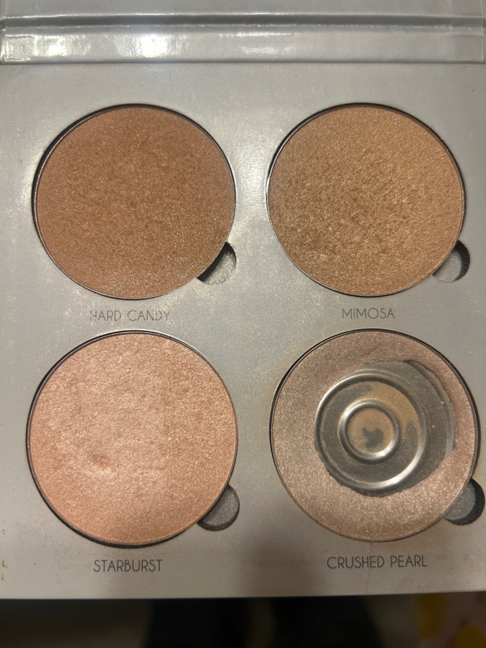 Anastasia Shimmery Bronze & Peach Highlighter Quartet